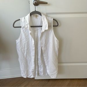 Button up colored loose tank (barely worn) cloth & stone